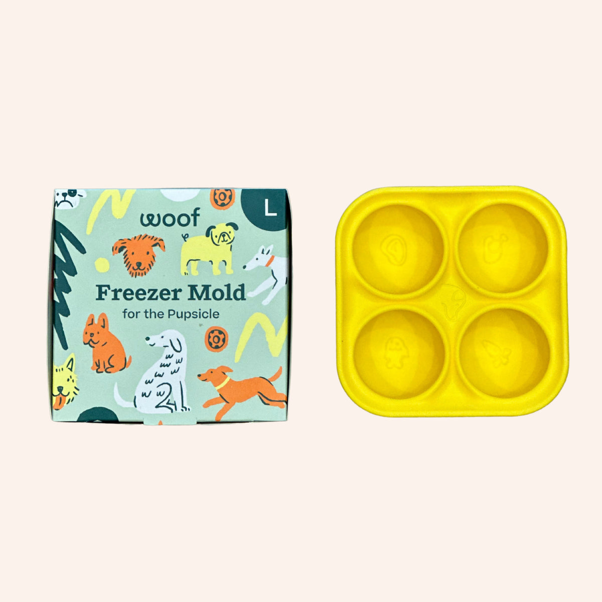 WOOF Pupsicle Freezer Mold Treat Tray – Pet Power Studio