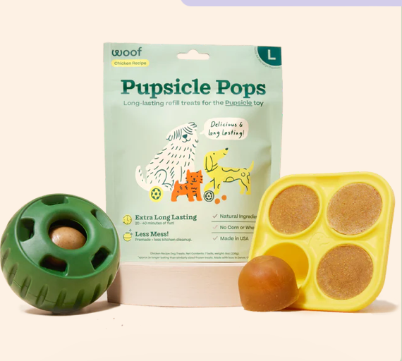 WOOF Pupsicle Boredom Buster Enrichment Toy – Pet Power Studio