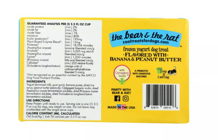 The Bear and The Rat- Banana and Peanut Butter Ice Cream