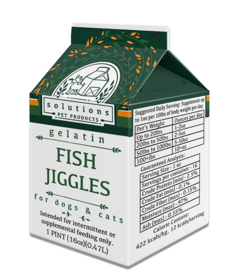 Solutions Pet Products | Gelatin Jiggles (Bone Broth)