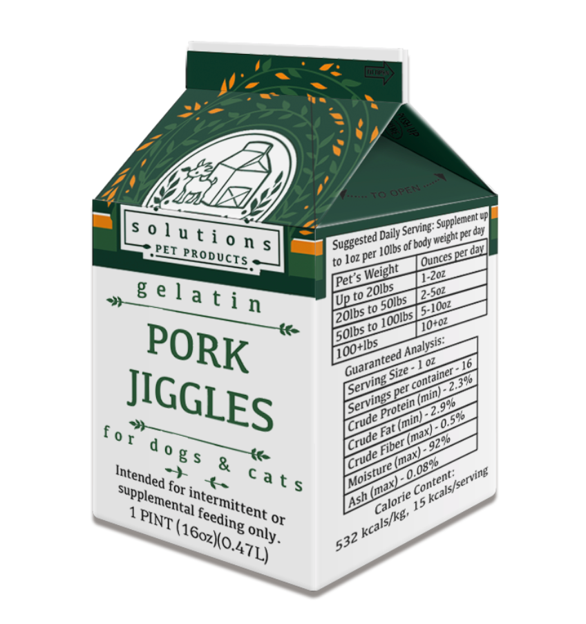 Solutions Pet Products | Gelatin Jiggles (Bone Broth)