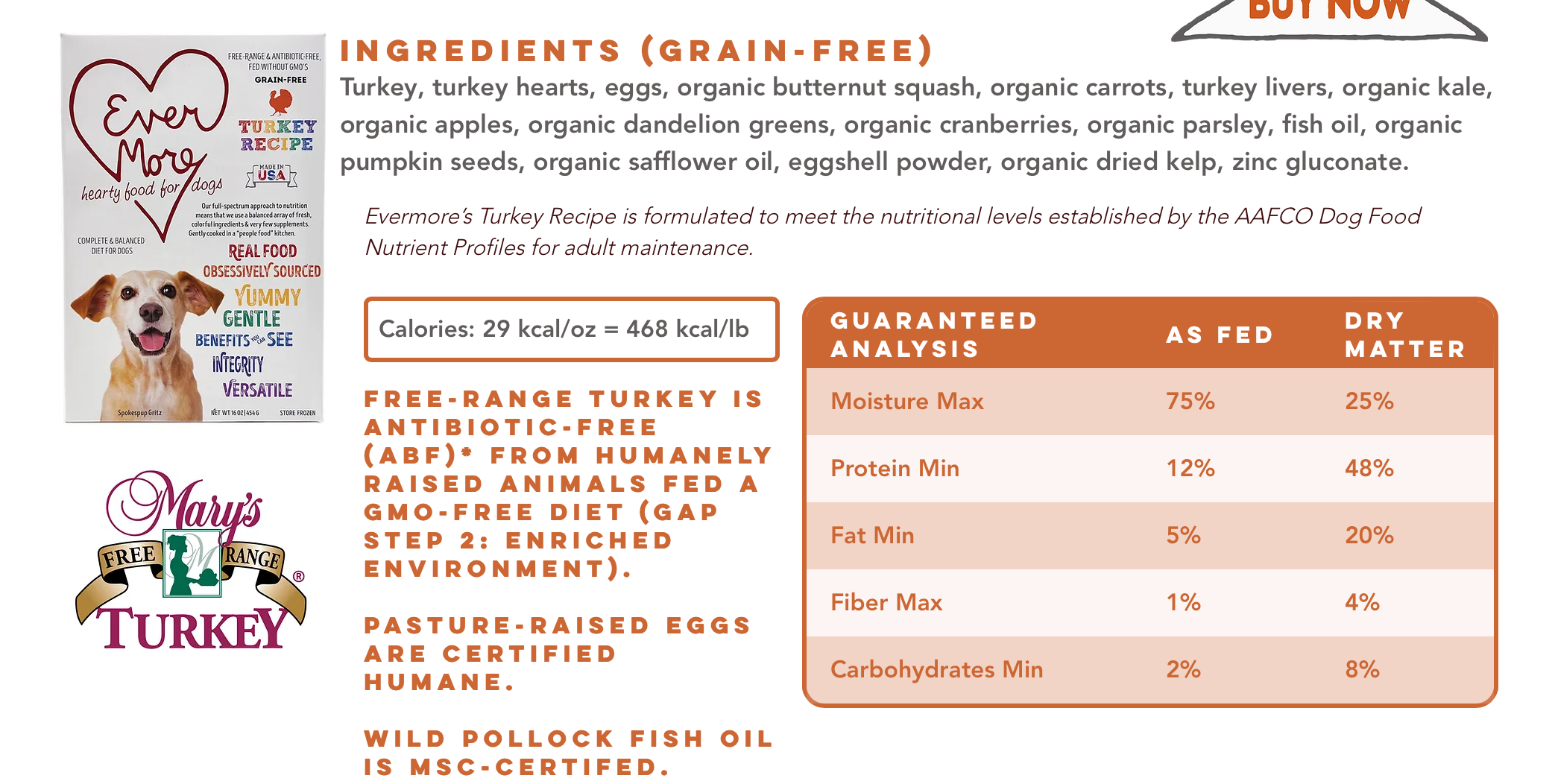 Evermore Gently Cooked Turkey Recipe for Dogs