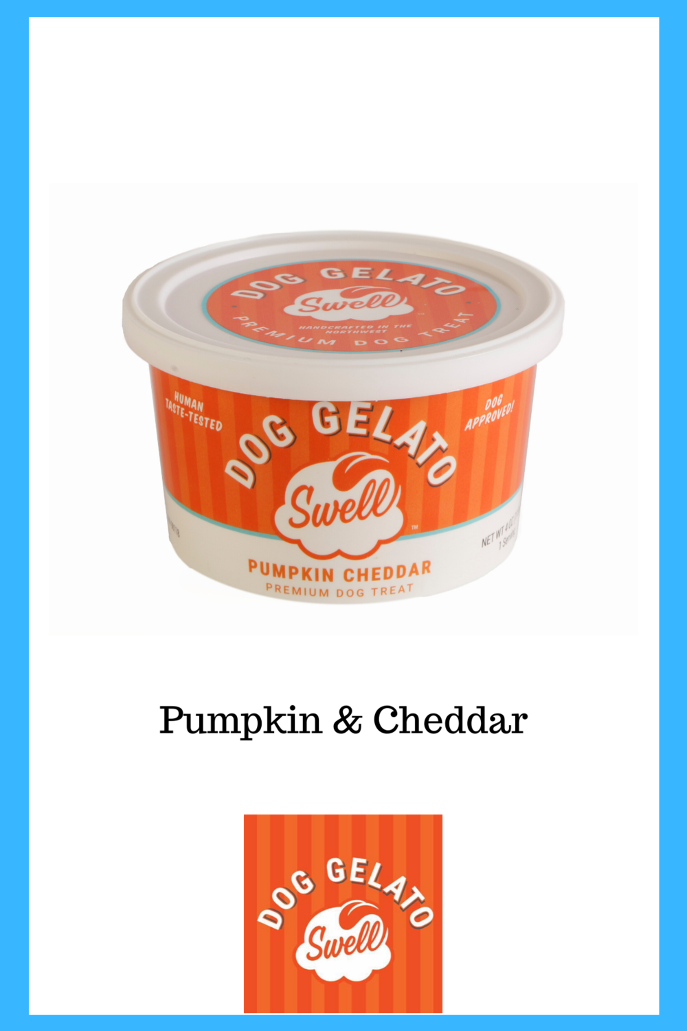 Swell - Pumpkin Cheddar Dog Gelato