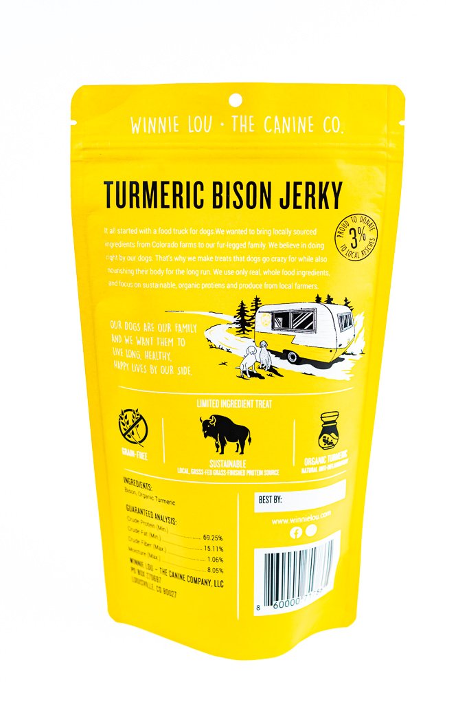Winnie Lou Turmeric Bison Jerky