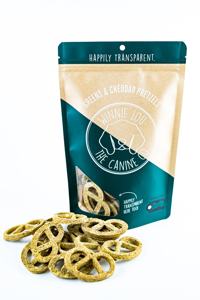 Winnie Lou Greens & Cheddar Pretzels