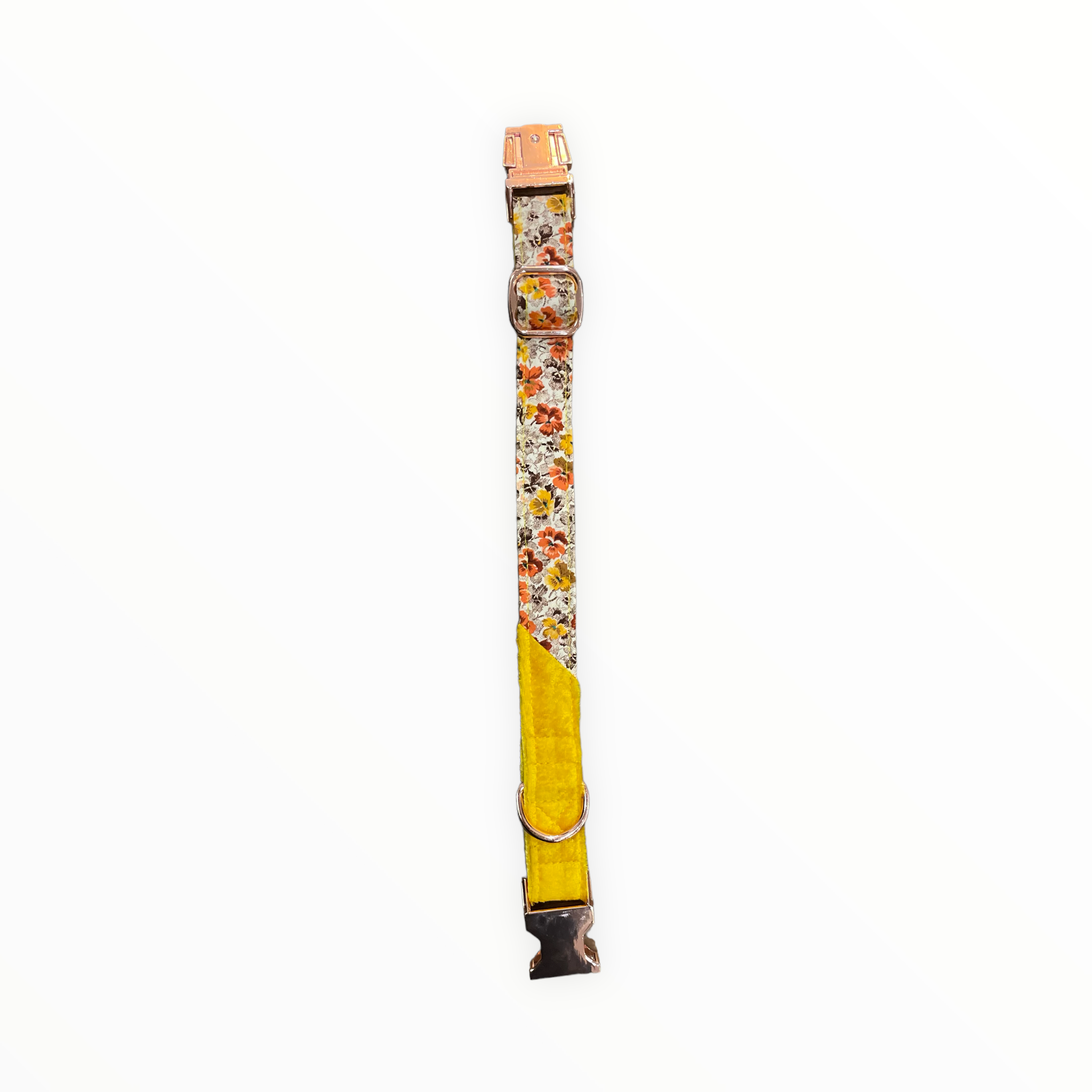Wixom Whimsies Floral Retro 70's Two-Toned Collar made exclusively for Pet Power!