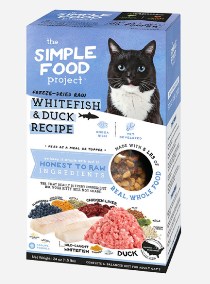 The Simple Food Project Whitefish and Duck Cat Recipe