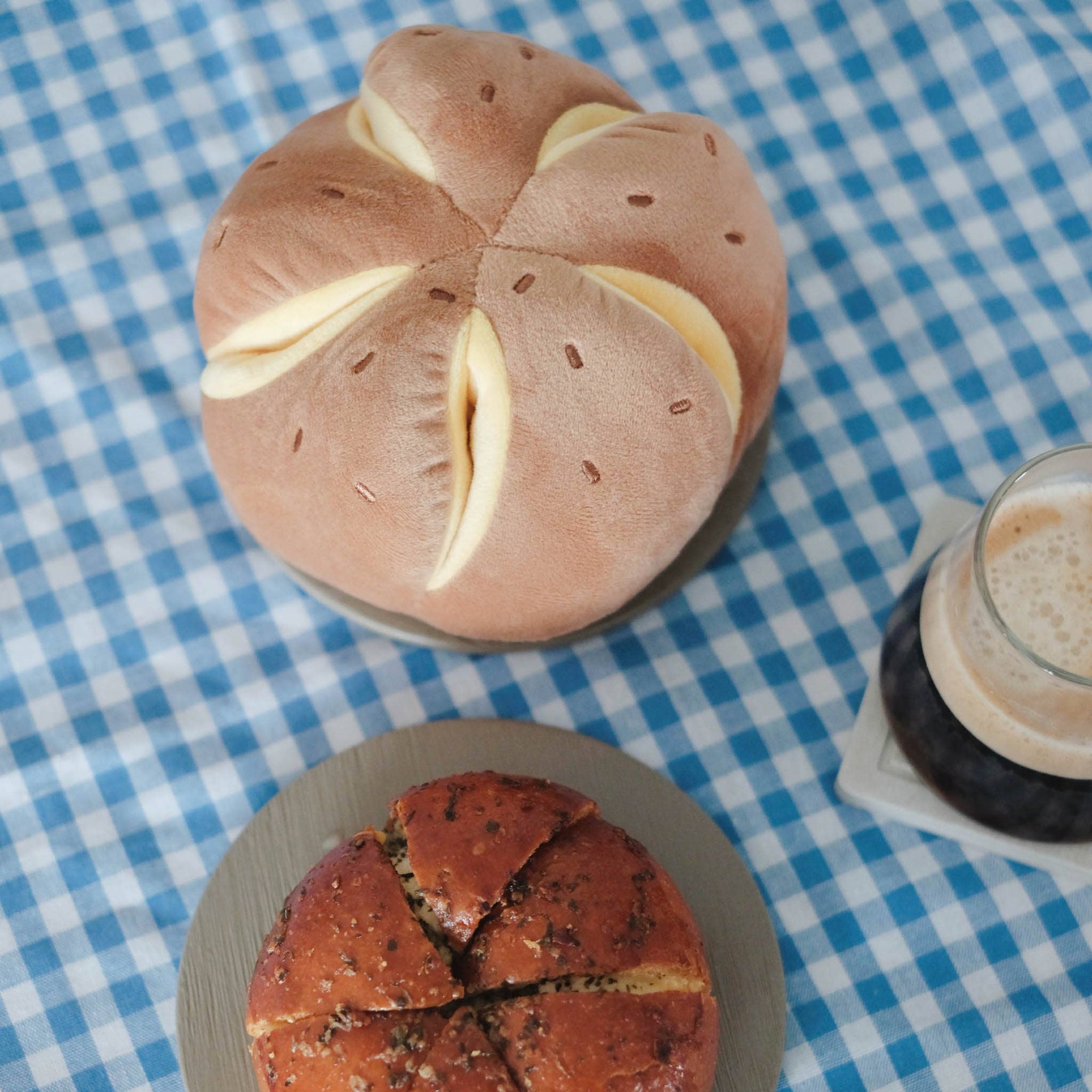 Pups & Bubs - Cheesy Bread Nosework Enrichment Toy | Silent