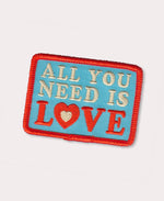 Soul Flower - All You Need Is Love Iron-On Patch - Embroidered Patches