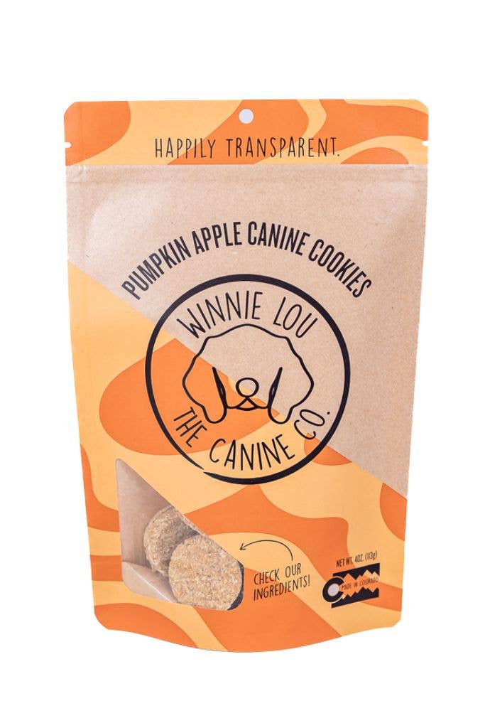 Winnie Lou - Pumpkin Apple Canine Cookies