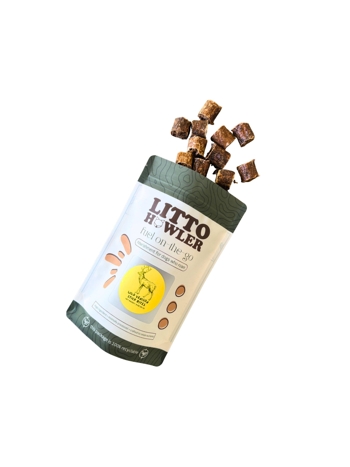 Litto Howler | Wild Venison Bites (3 oz)