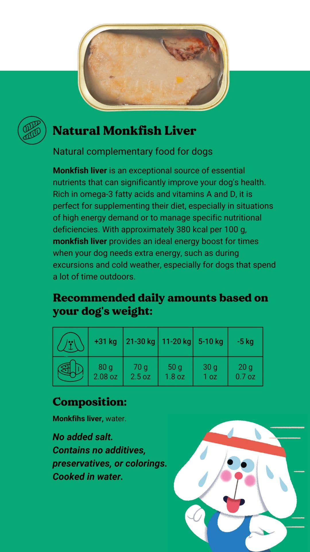 Canumi - Natural monkfish liver Available only in the US: English