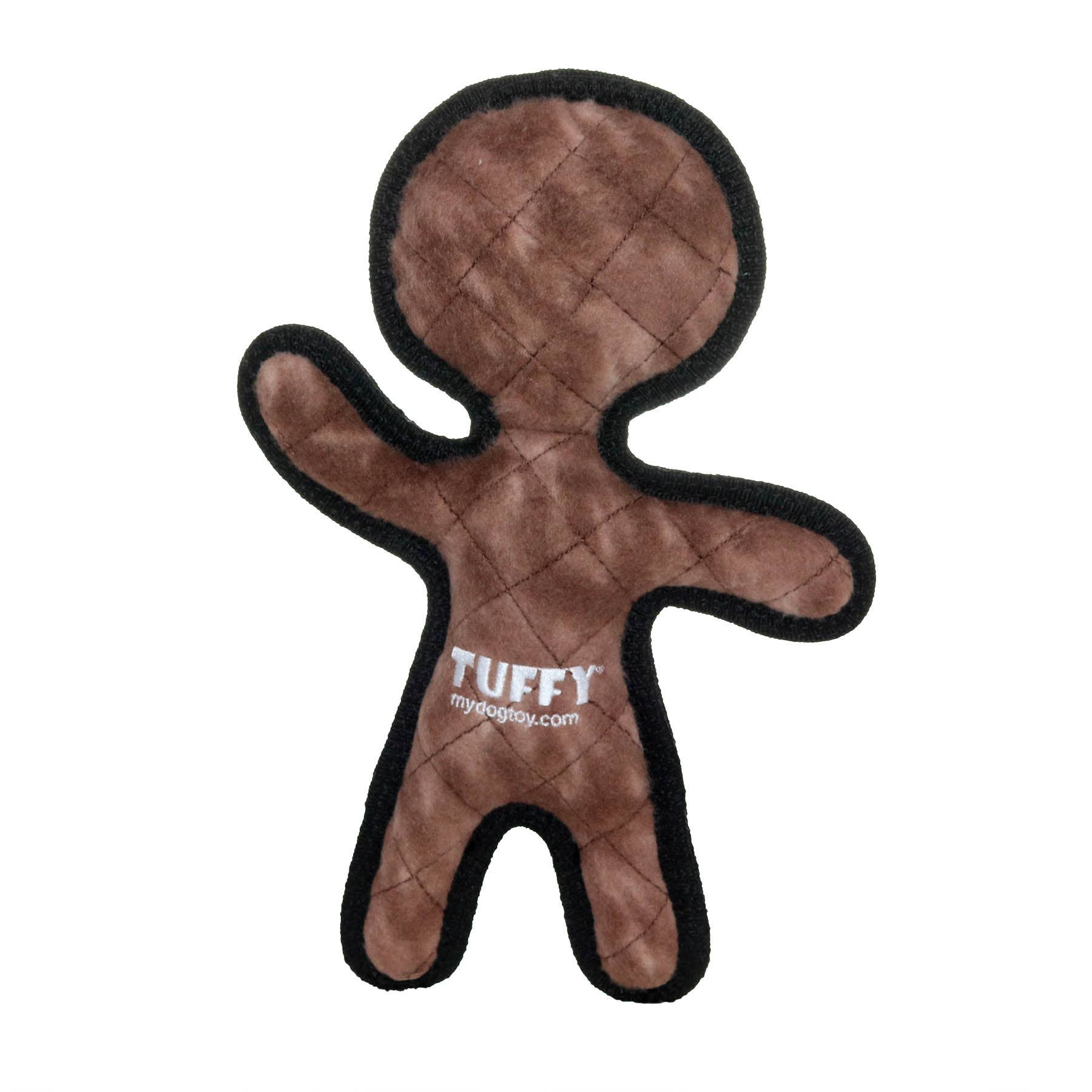 Tuffy Dog Toys - VIP Products - Tuffy Gingerbread Man - Christmas, Durable, Squeaky Dog Toy