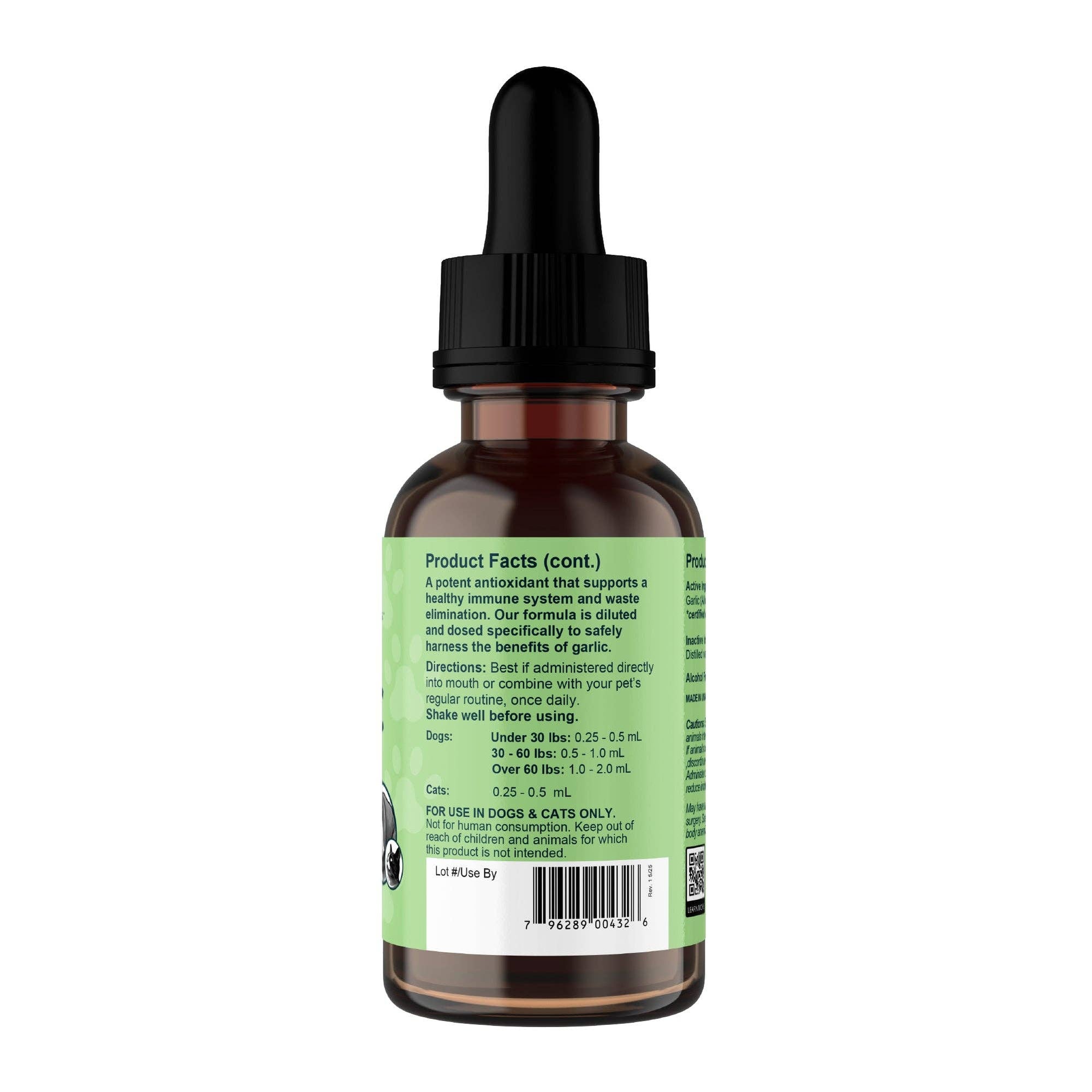 Animal Essentials - Garlic Single Herb Tonic | Antioxidant Protection: 1oz
