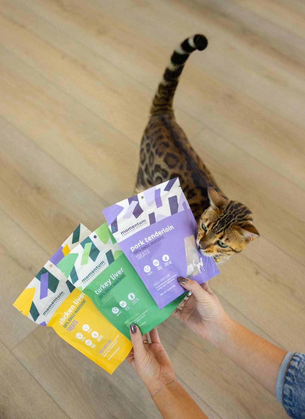 Momentum Carnivore Nutrition | Freeze-Dried Pork Tenderloin Treats for Dogs & Cats (3.5 oz)