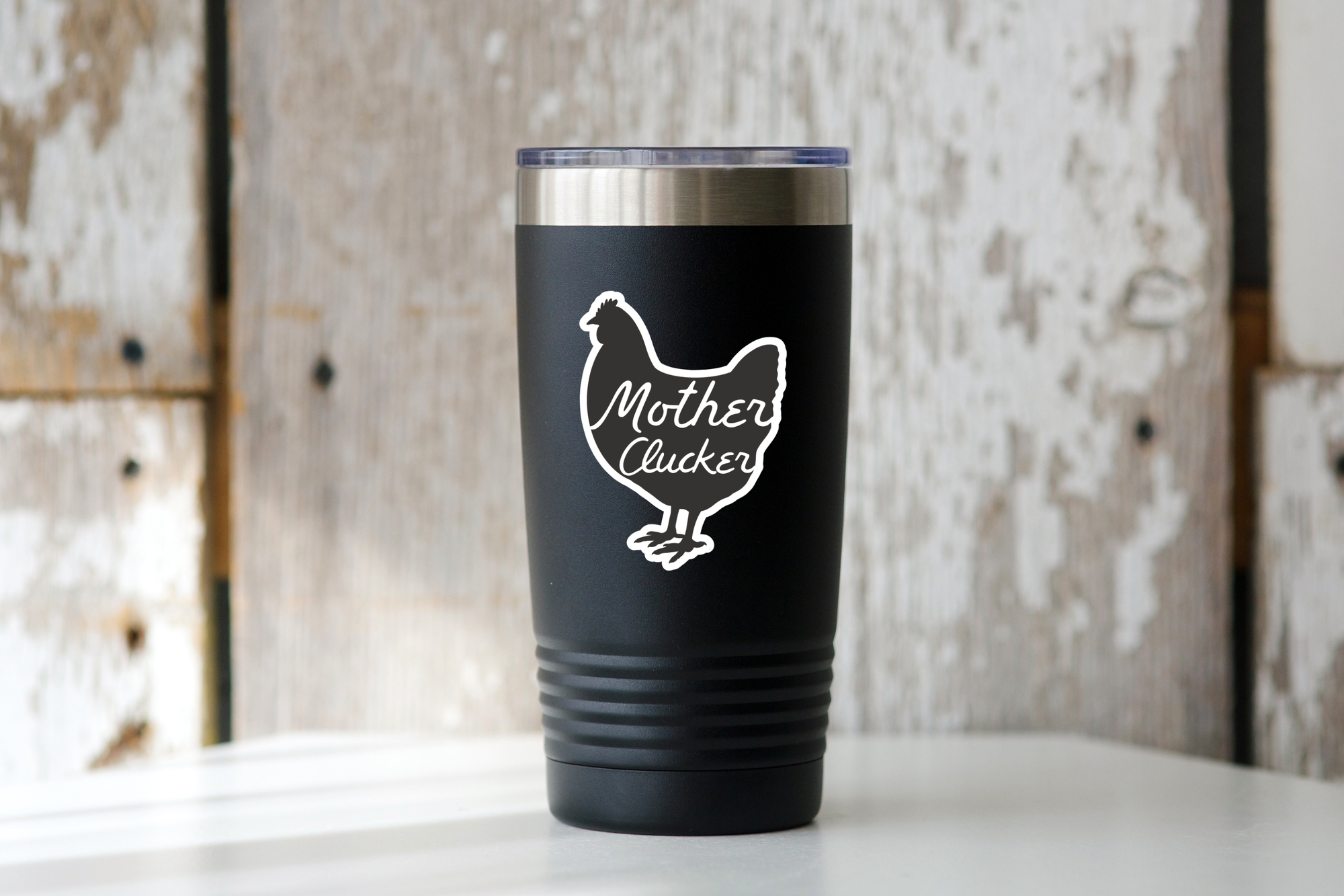 Yarnival - Mother Clucker Sticker - chicken, hen, mom, mother's day