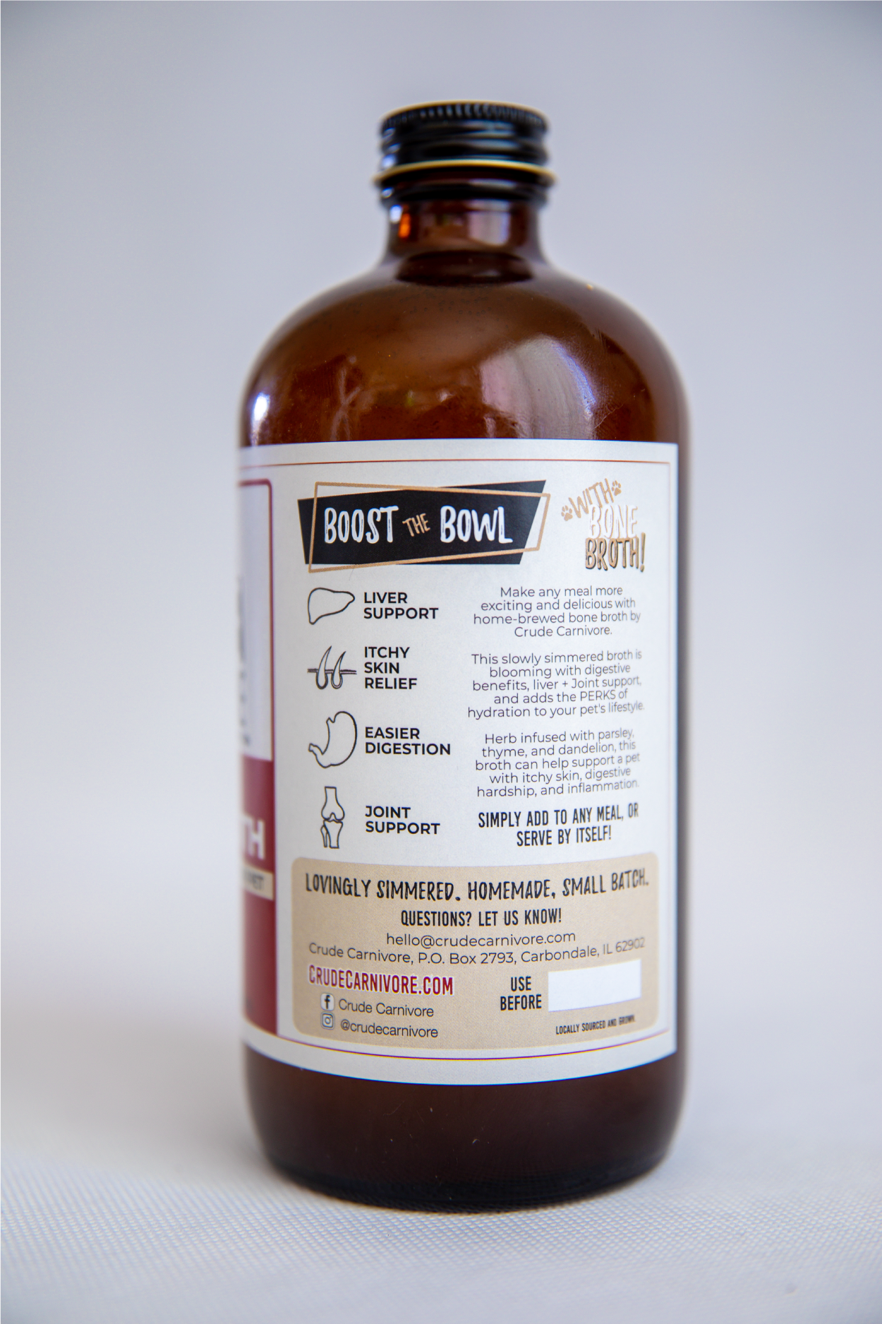 Crude Carnivore - 16oz Beef Bone Broth