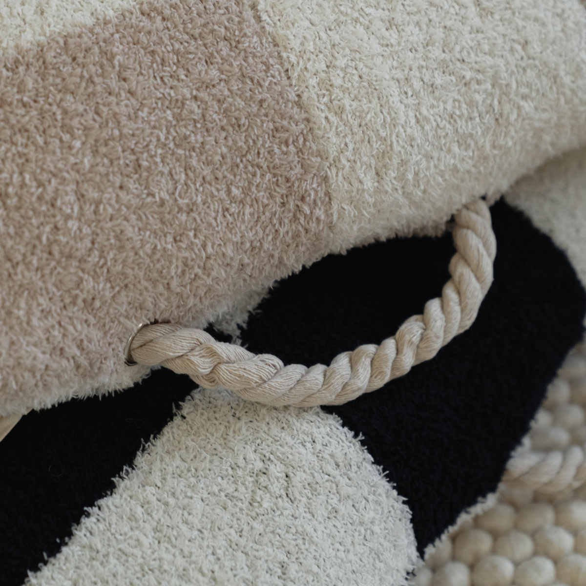 Local Beach - Local Beach Cozy Dog Bed: Sand /Cream