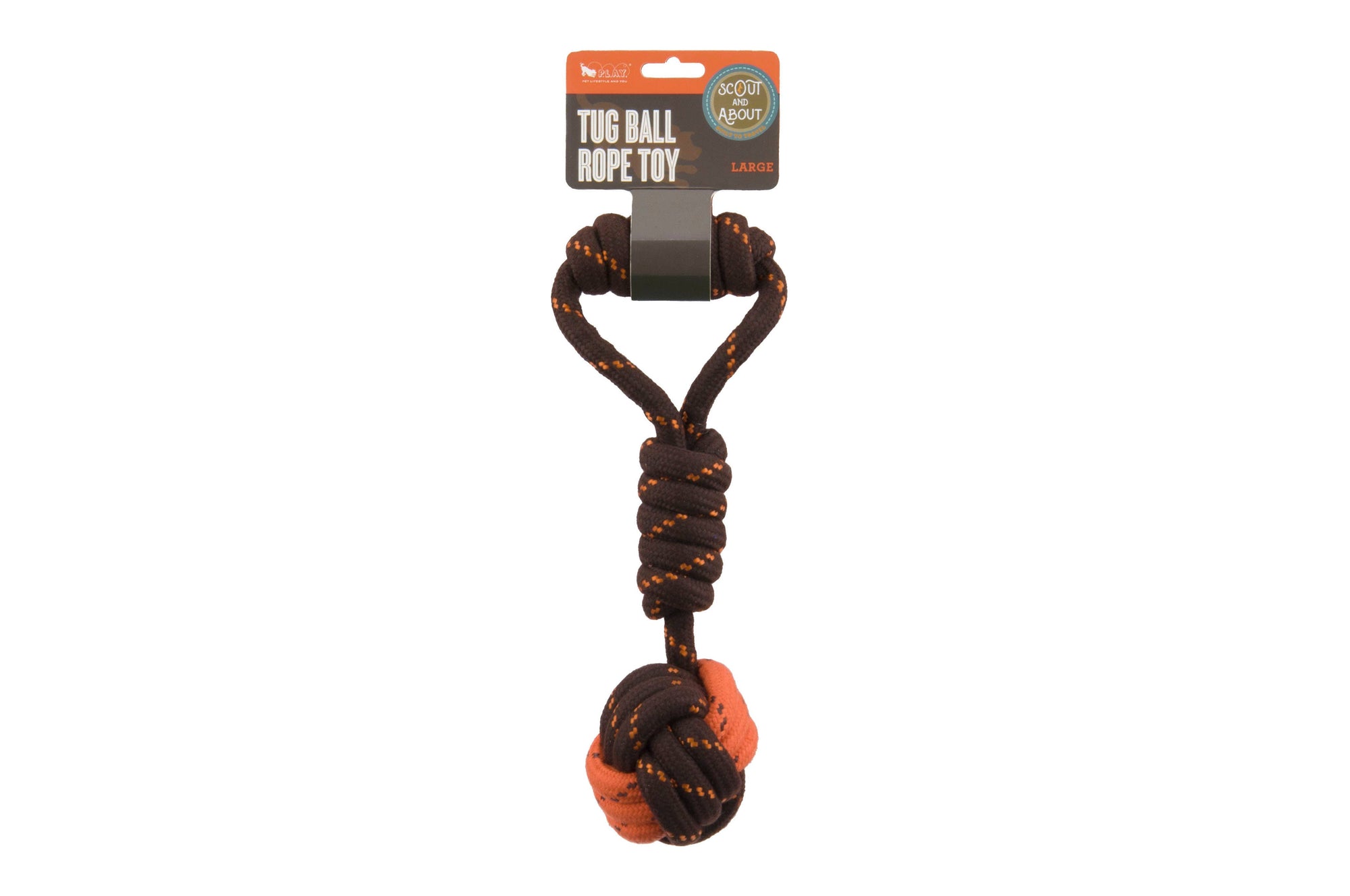 P.L.A.Y. Pet Lifestyle and You - Tug Ball Rope Toy - Large: Large