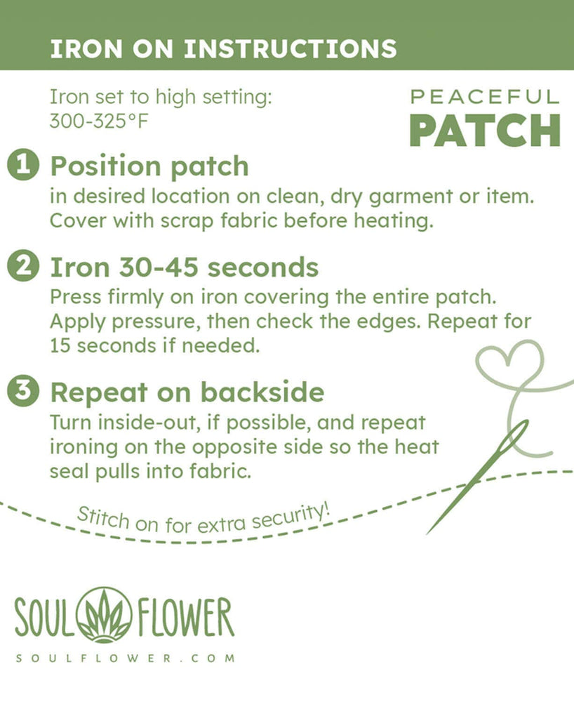 Soul Flower - Retro Iron-On Patch Variety Pack - 50 Embroidered Patches