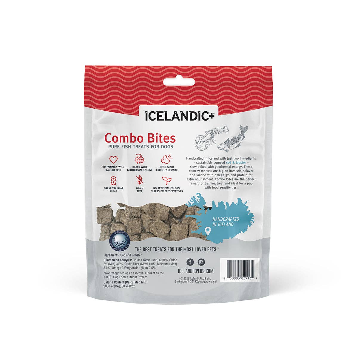 Icelandic+ - Cod & Lobster Combo Bites Fish Dog Treats: Default Title