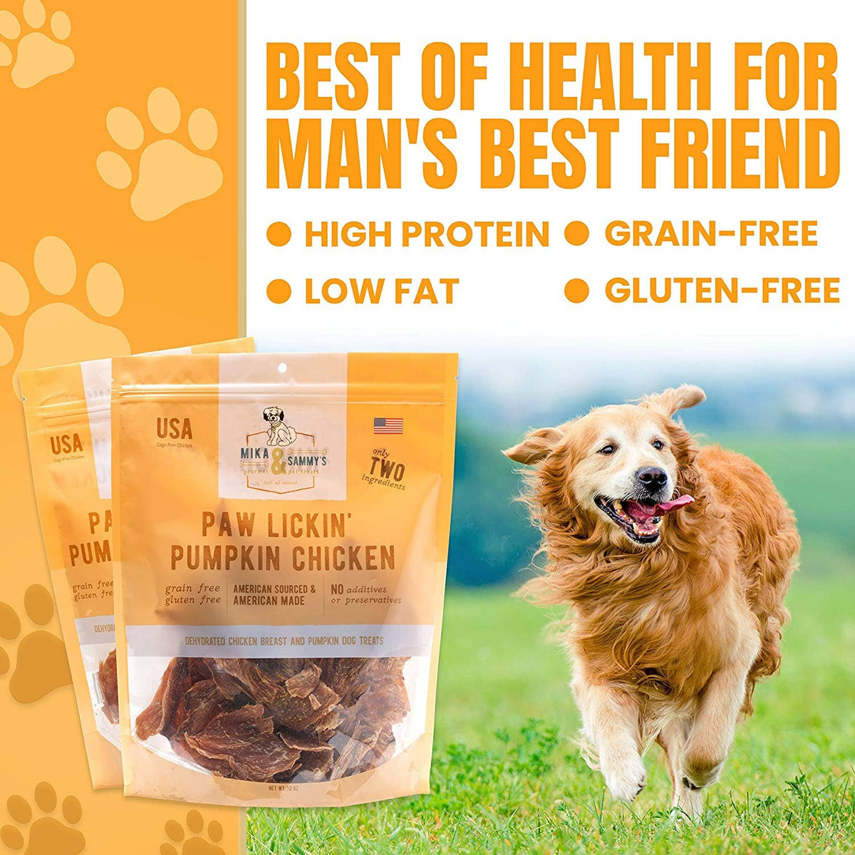 Mika and Sammy's Gourmet Pet Treats | Pumpkin Chicken (5oz)