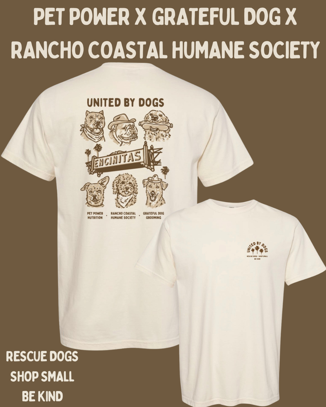 United by Dogs T-shirt | Unisex