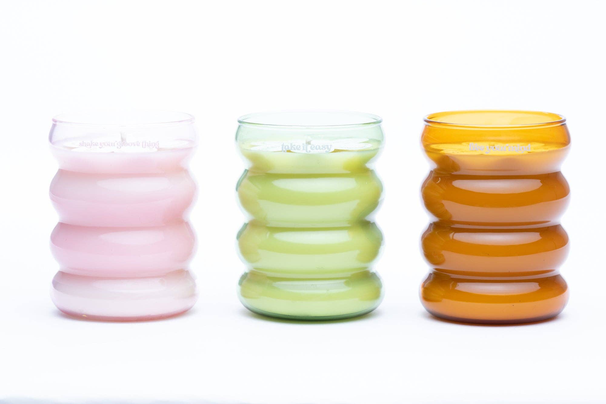Ginger June Candle Co. - Free your mind • wiggle collection  • brown 9 oz soy candle