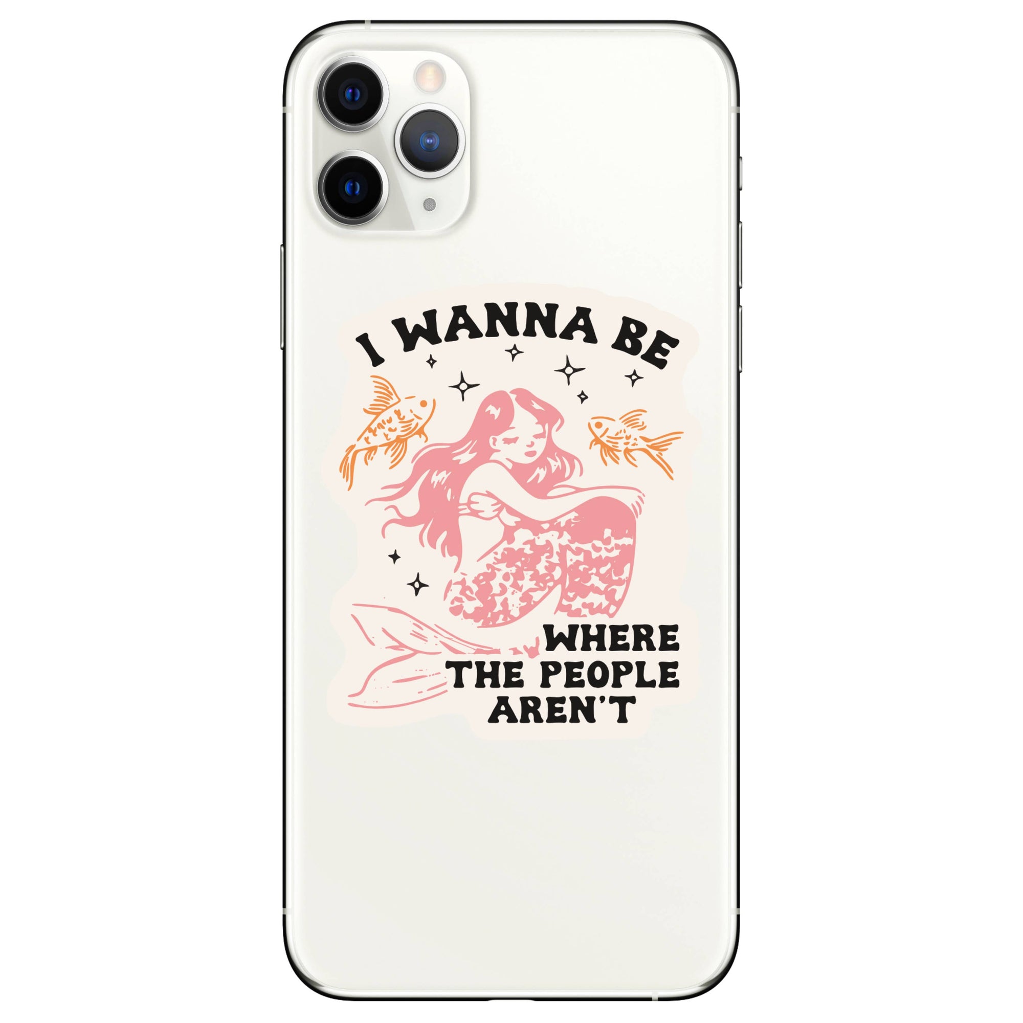 Juju and Moxie - Introvert Mermaid Personality High Quality Vinyl Sticker
