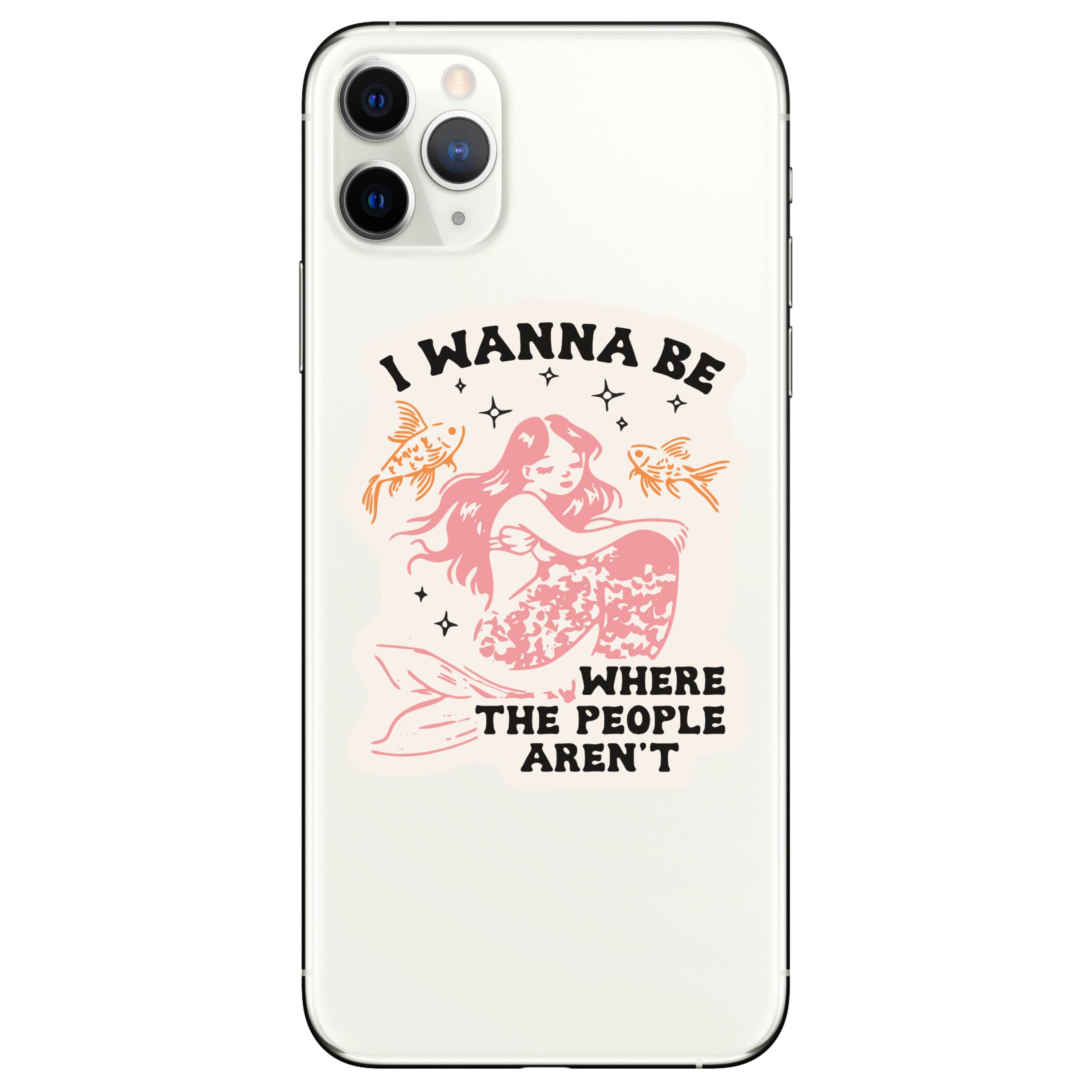 Juju and Moxie - Introvert Mermaid Personality High Quality Vinyl Sticker