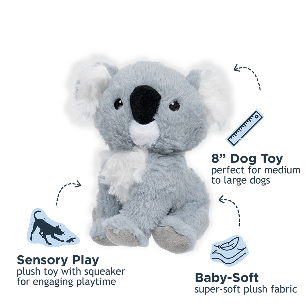 Tall Tails - Koala with Squeaker Dog Toy