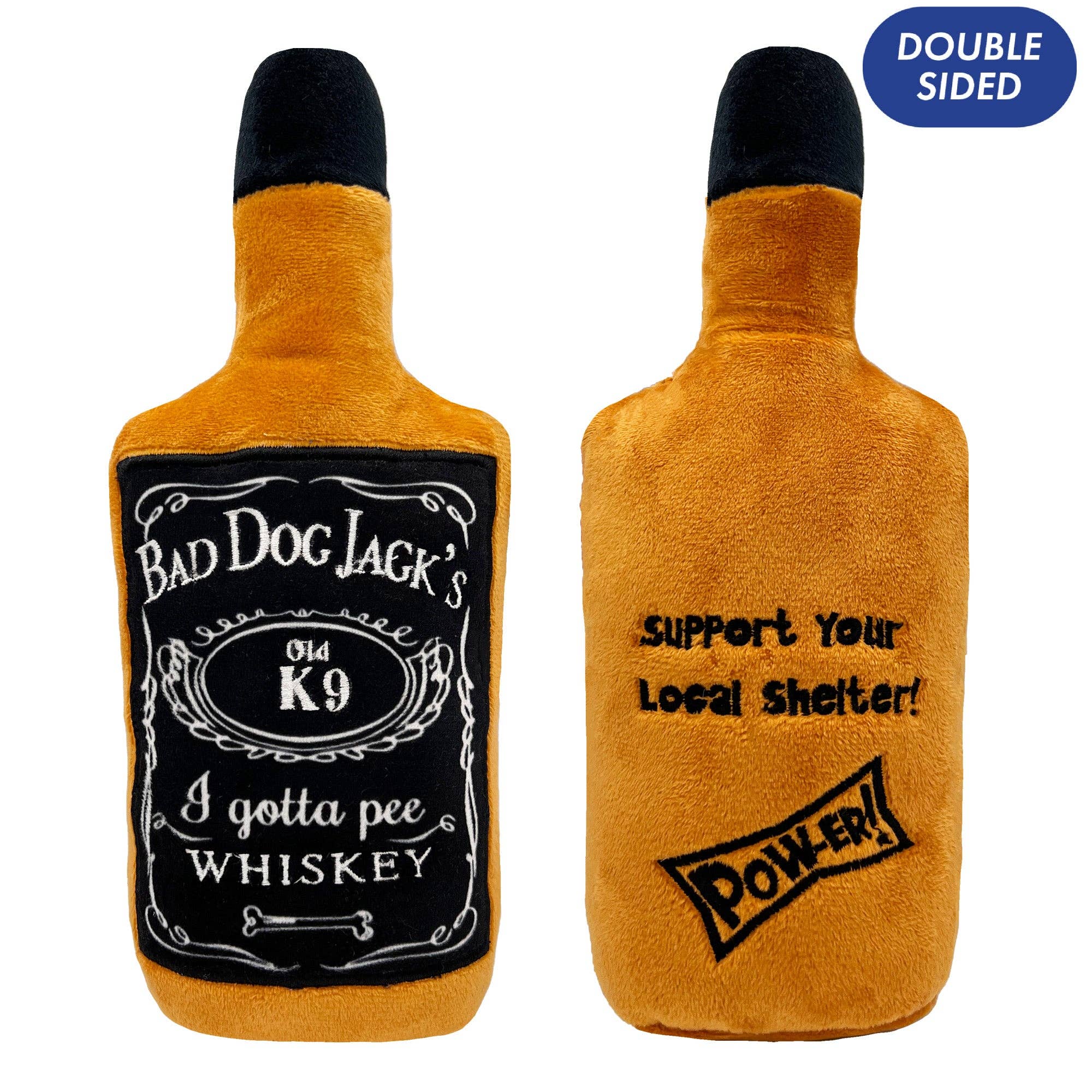 Huxley & Kent - Bad Dog Jack's Whiskey Dog Toy (Large)