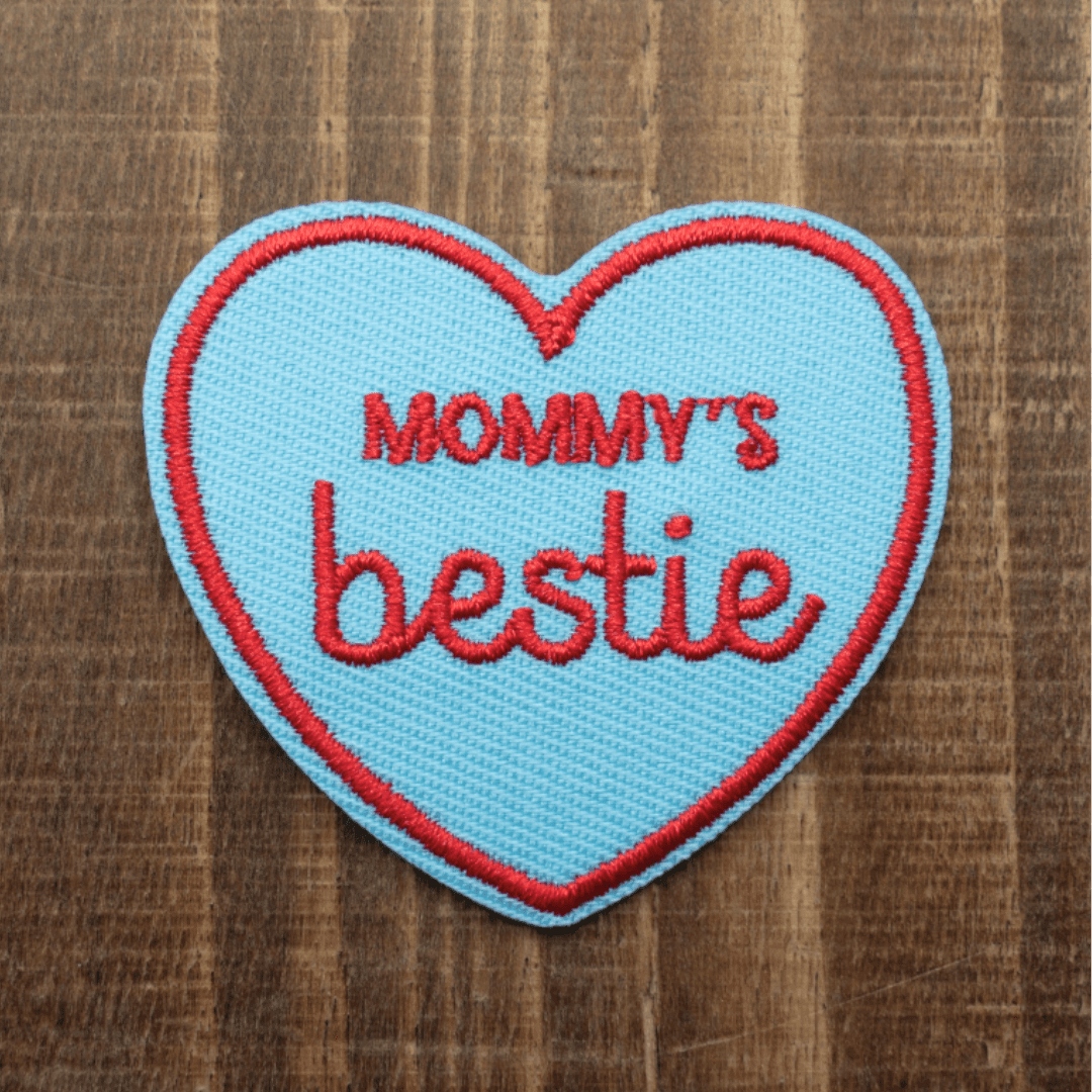 Besties Pets - Mommy’s Bestie  | Iron-On Patches For Dogs and Cats: Yes