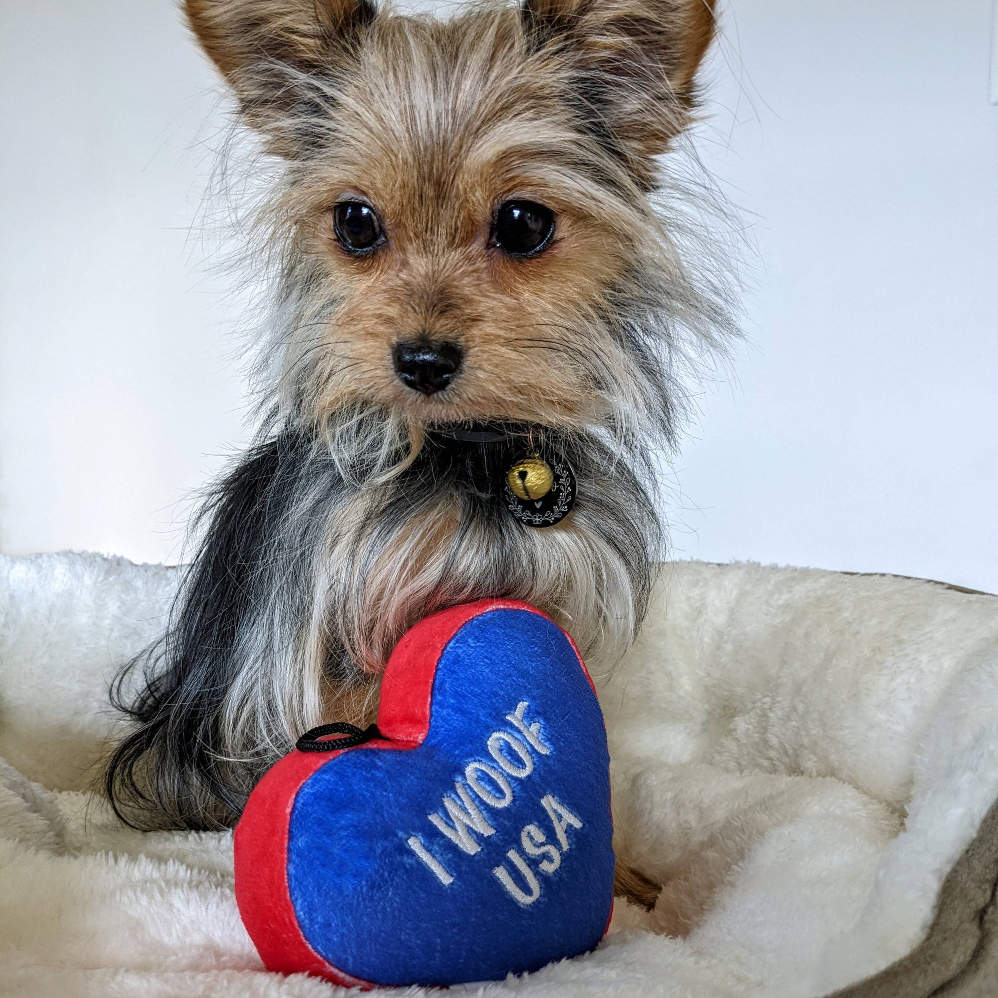 Huxley & Kent - Paws & Stripes Heart Dog Toy