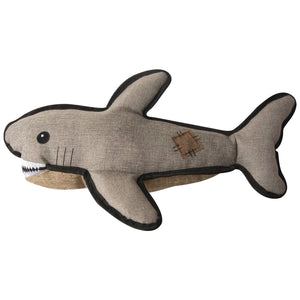 Pet Palette Distribution - SnugArooz Saul the Shark w/ Rubber Spikey Ball Dog Toy 19"