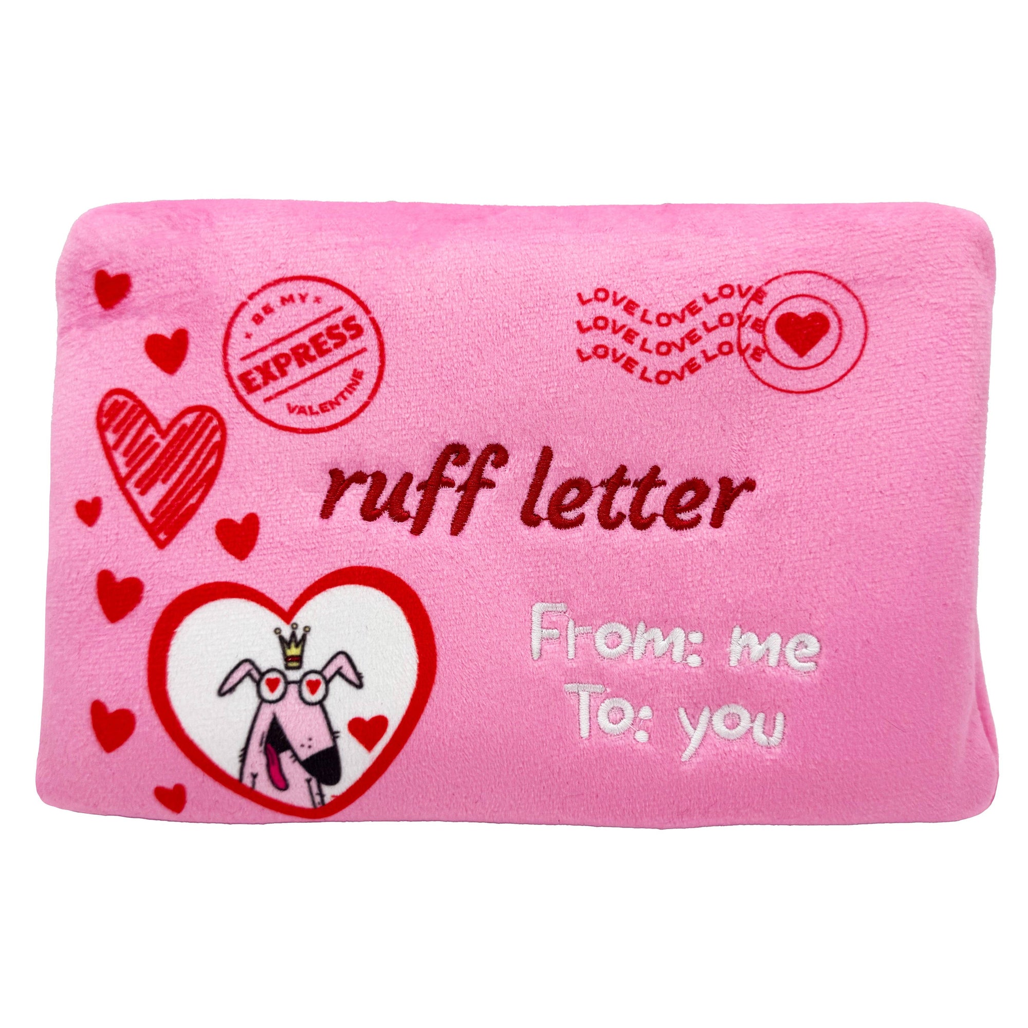 Huxley & Kent - Seek 'n Treat Ruff Letter Dog Toy (Double-Sided): One Size