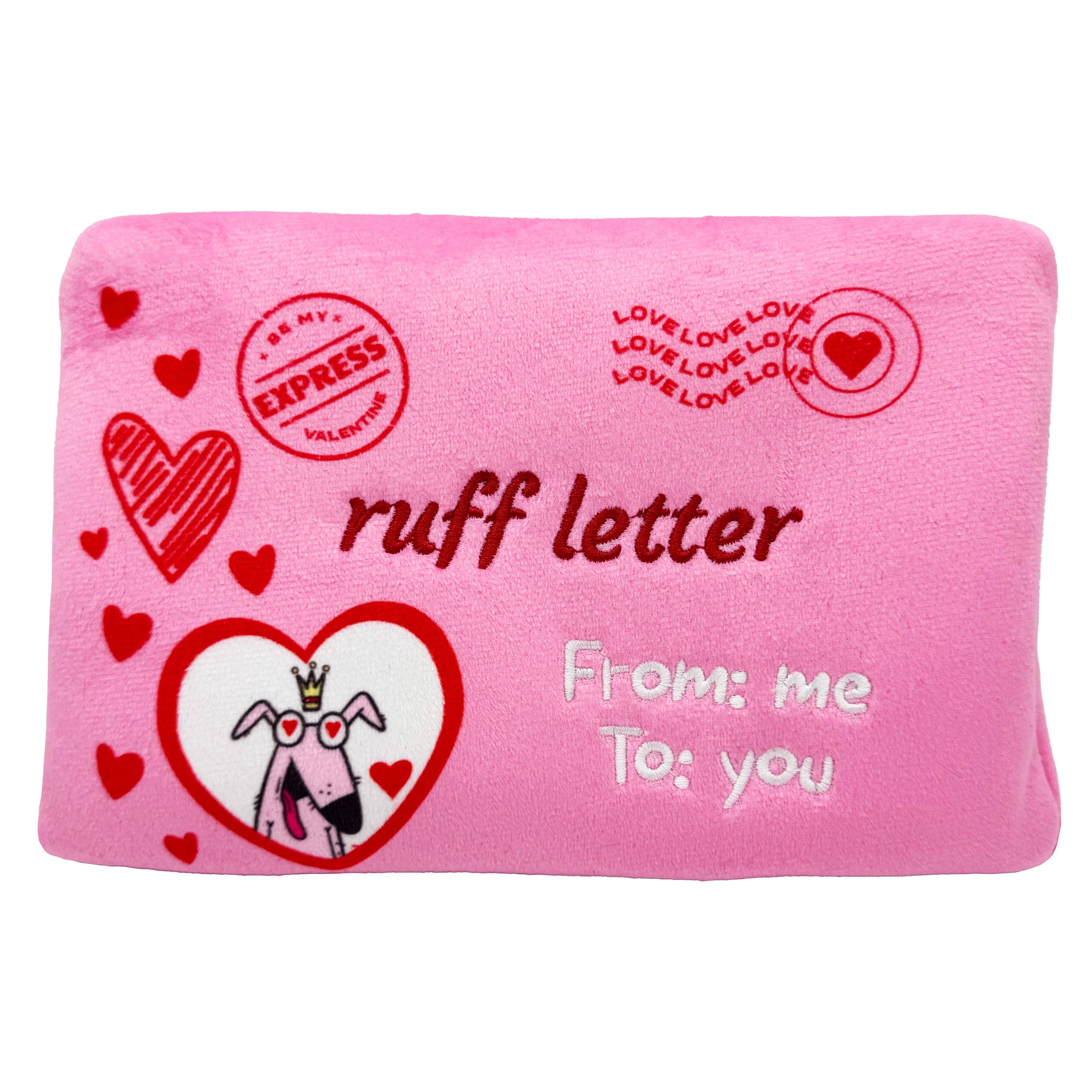 Huxley & Kent - Seek 'n Treat Ruff Letter Dog Toy (Double-Sided): One Size