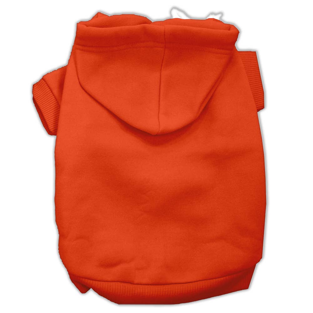 Mirage Pet Products - Blank (Plain) Pet Hoodies: Orange / LG