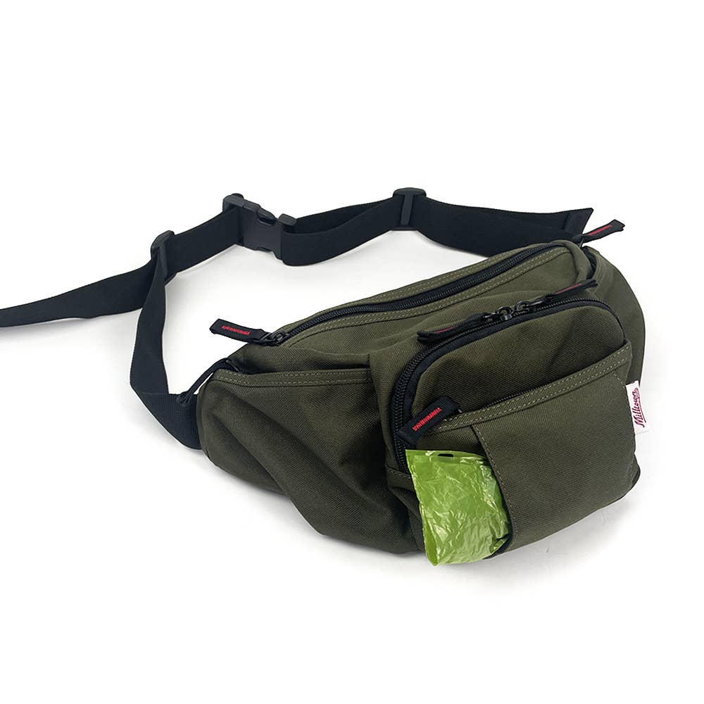 Milltown Brand - Dog Walk Fanny Pack: Black