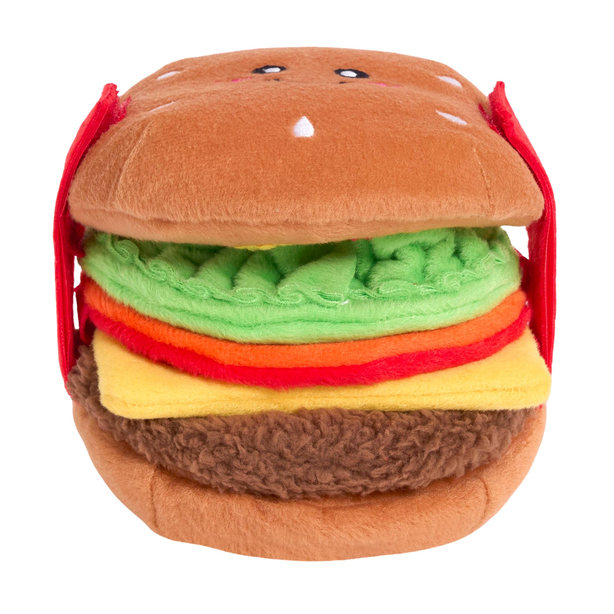 ZippyPaws - Snufflerz Stacks  Cheeseburger Interactive Dog Toy