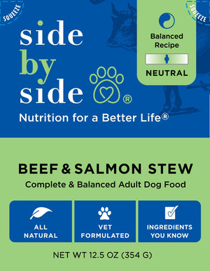 Side By Side - Hearty Tetra Stew - Neutral Beef + Salmon