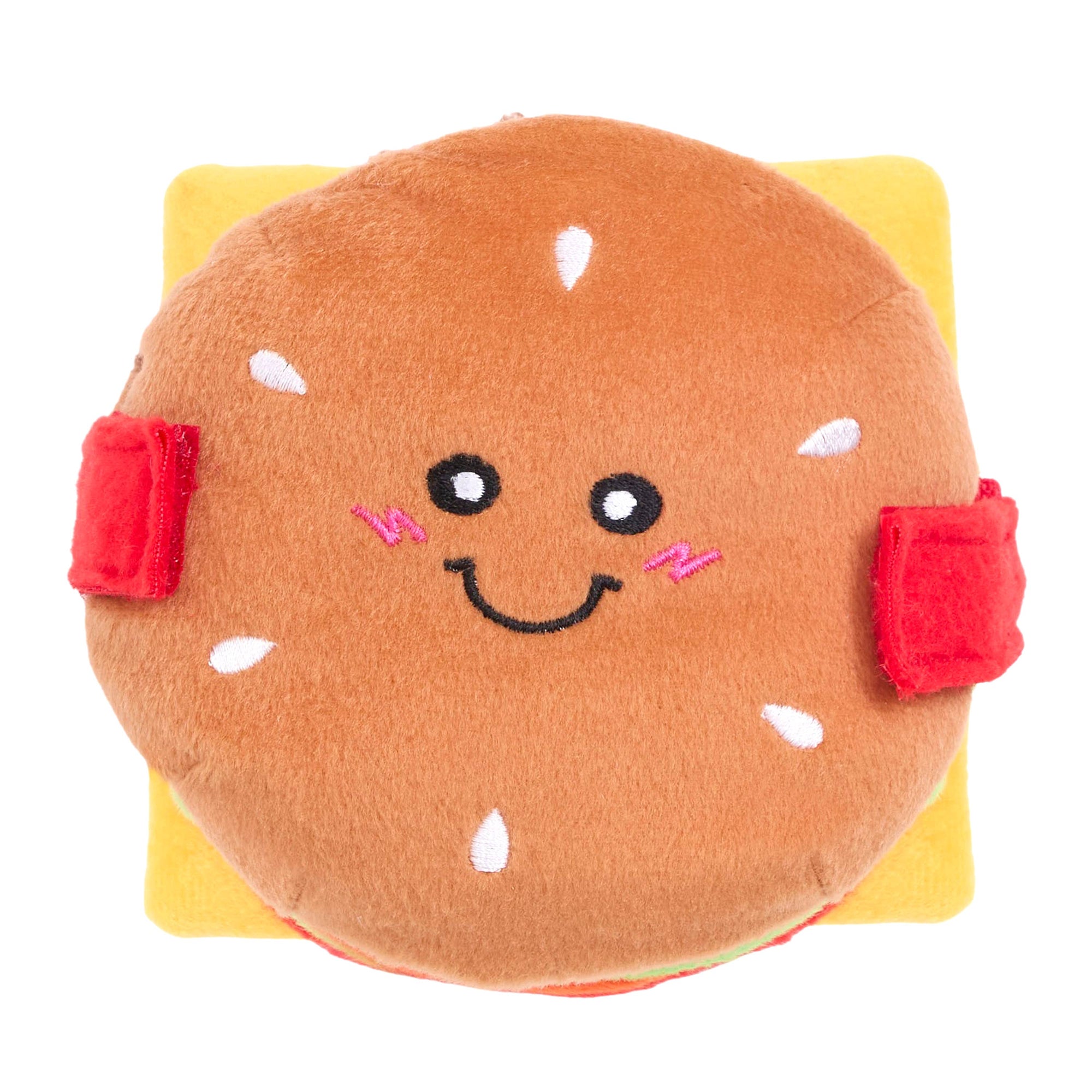 ZippyPaws - Snufflerz Stacks  Cheeseburger Interactive Dog Toy