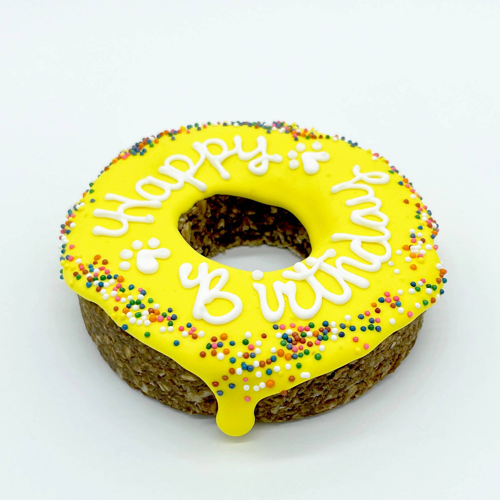 Furry Belly Bake Shop - Donut Birthday Chewy Oat Cake: Green