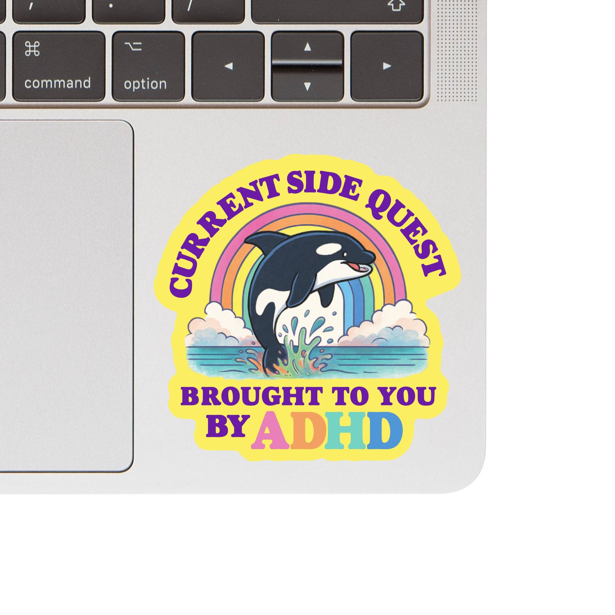 Juju and Moxie - ADHD Funny Mental Health Neuro High Quality Vinyl Sticker