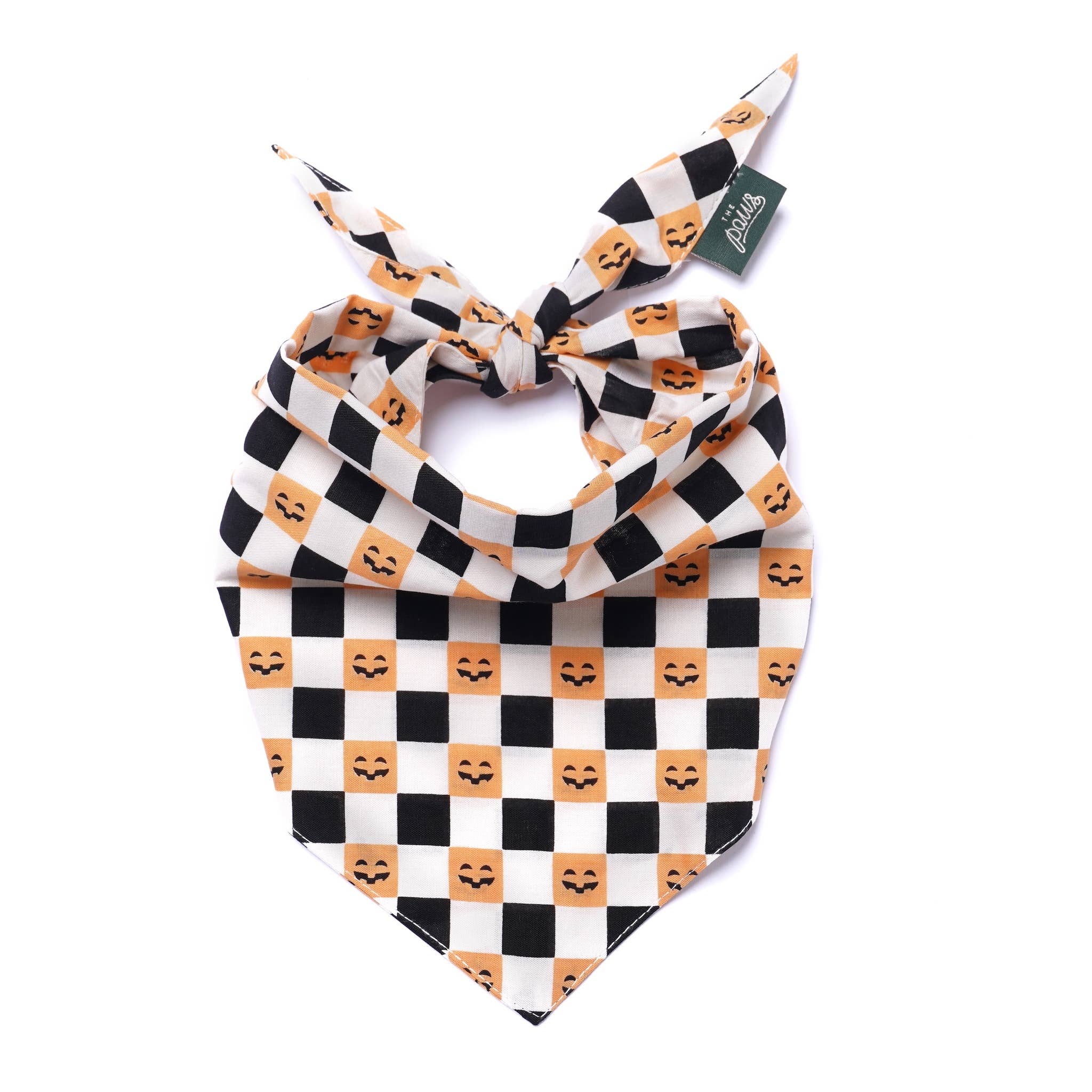 The Paws - Trick or Treat Halloween Dog Bandana: S
