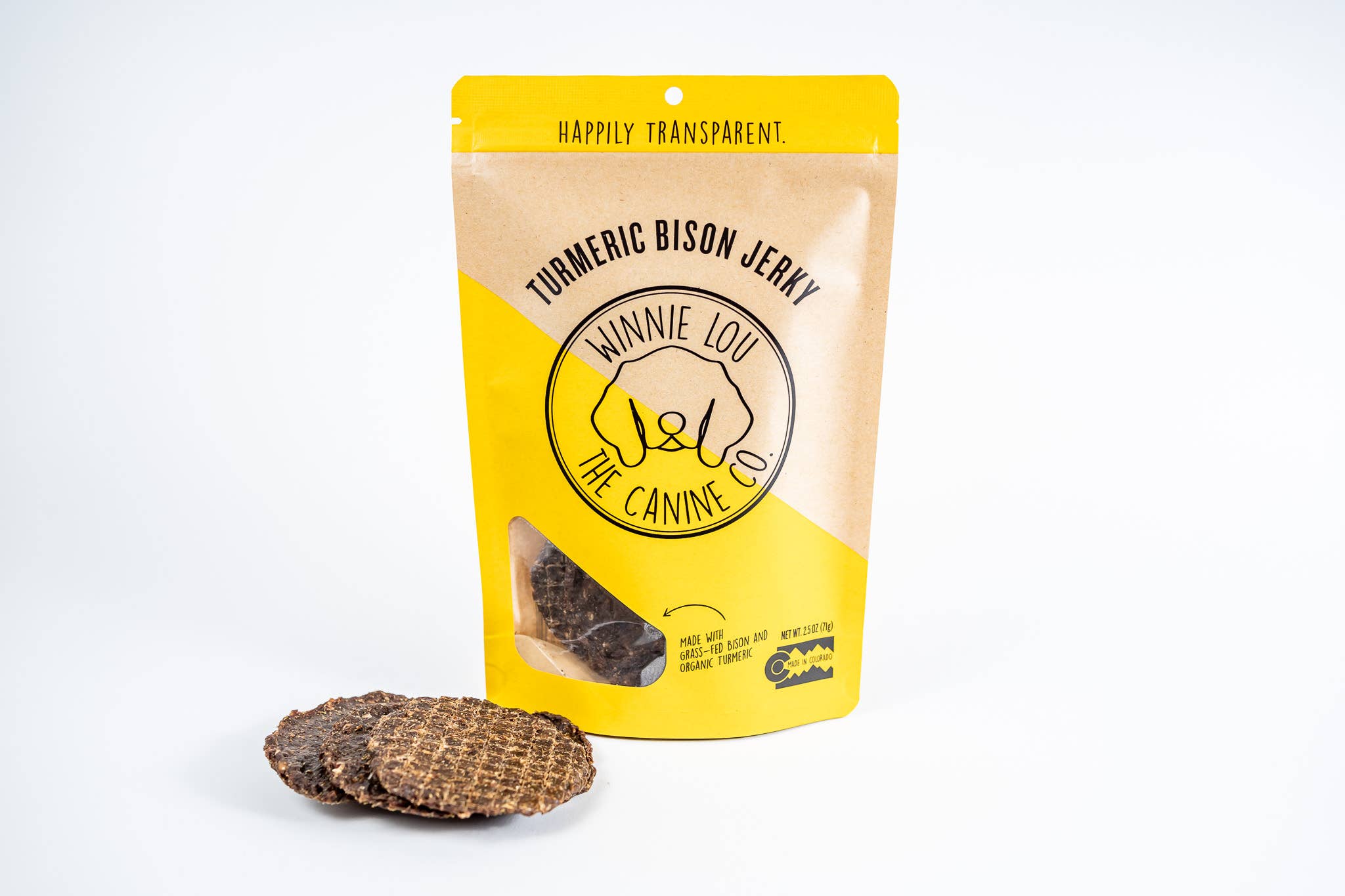 Winnie Lou- Turmeric Bison Jerky (2.5oz)