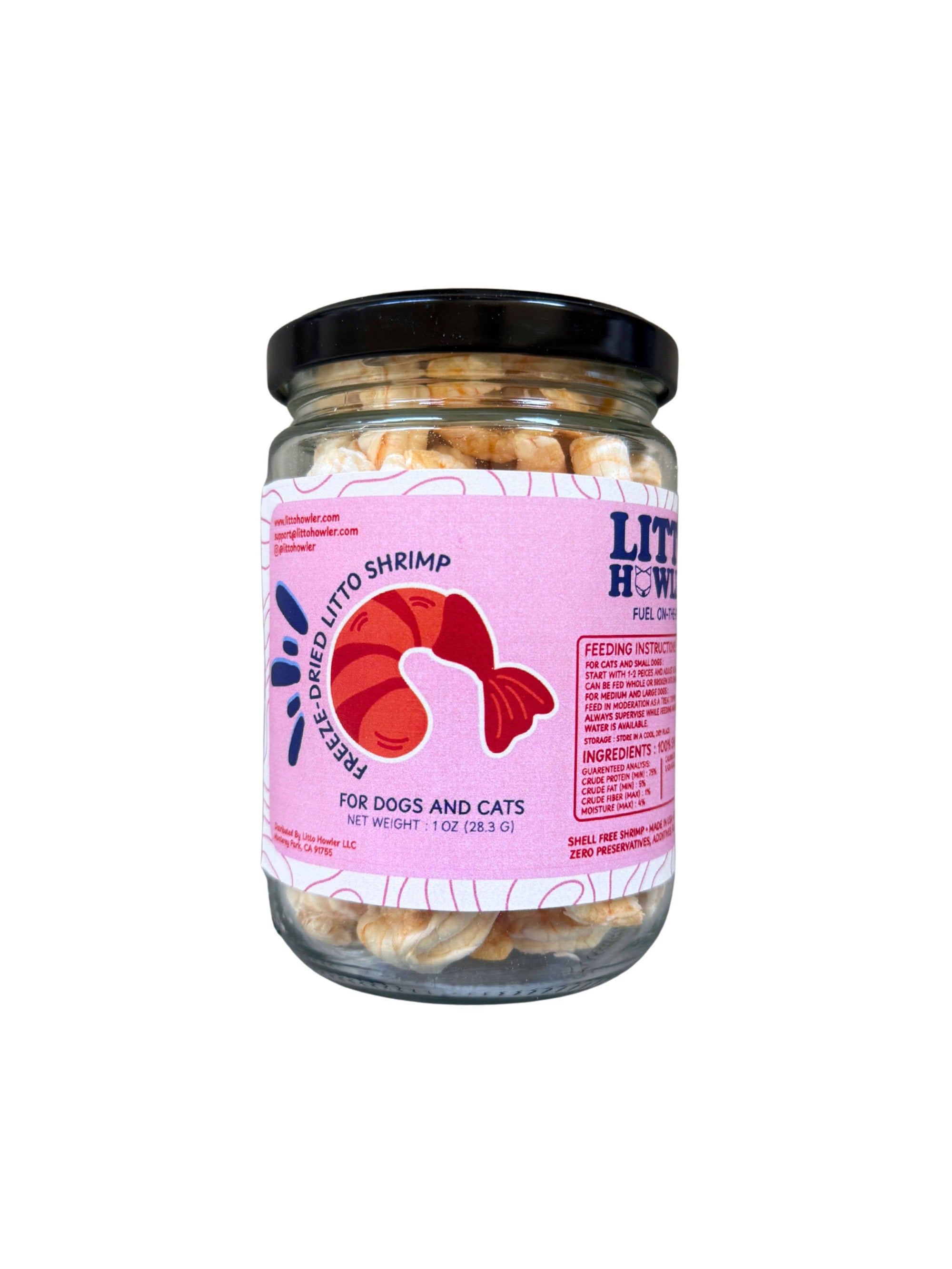 Litto Howler | Freeze-Dried Litto Shrimp (1 oz)