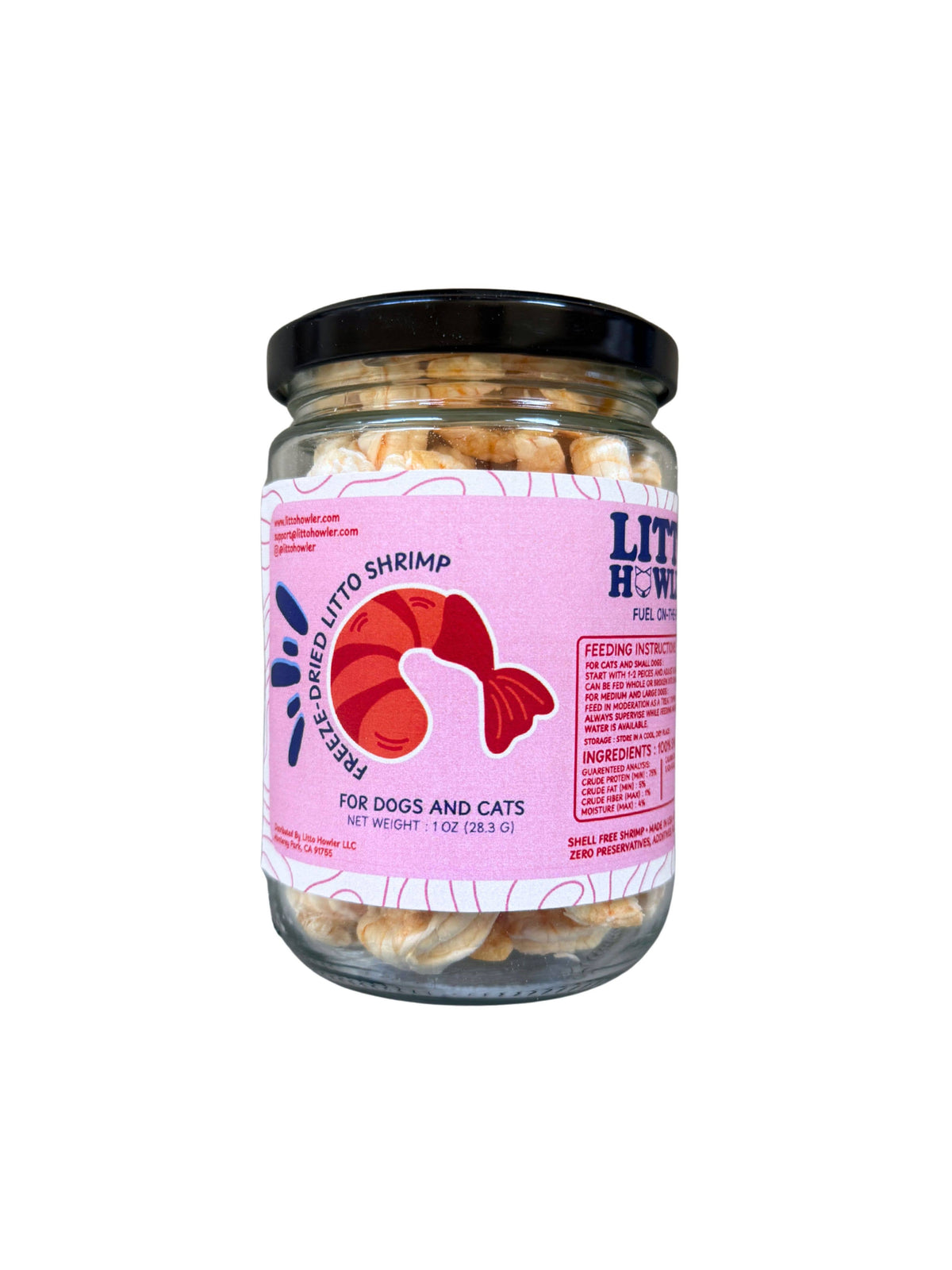 Litto Howler | Freeze-Dried Litto Shrimp (1 oz)