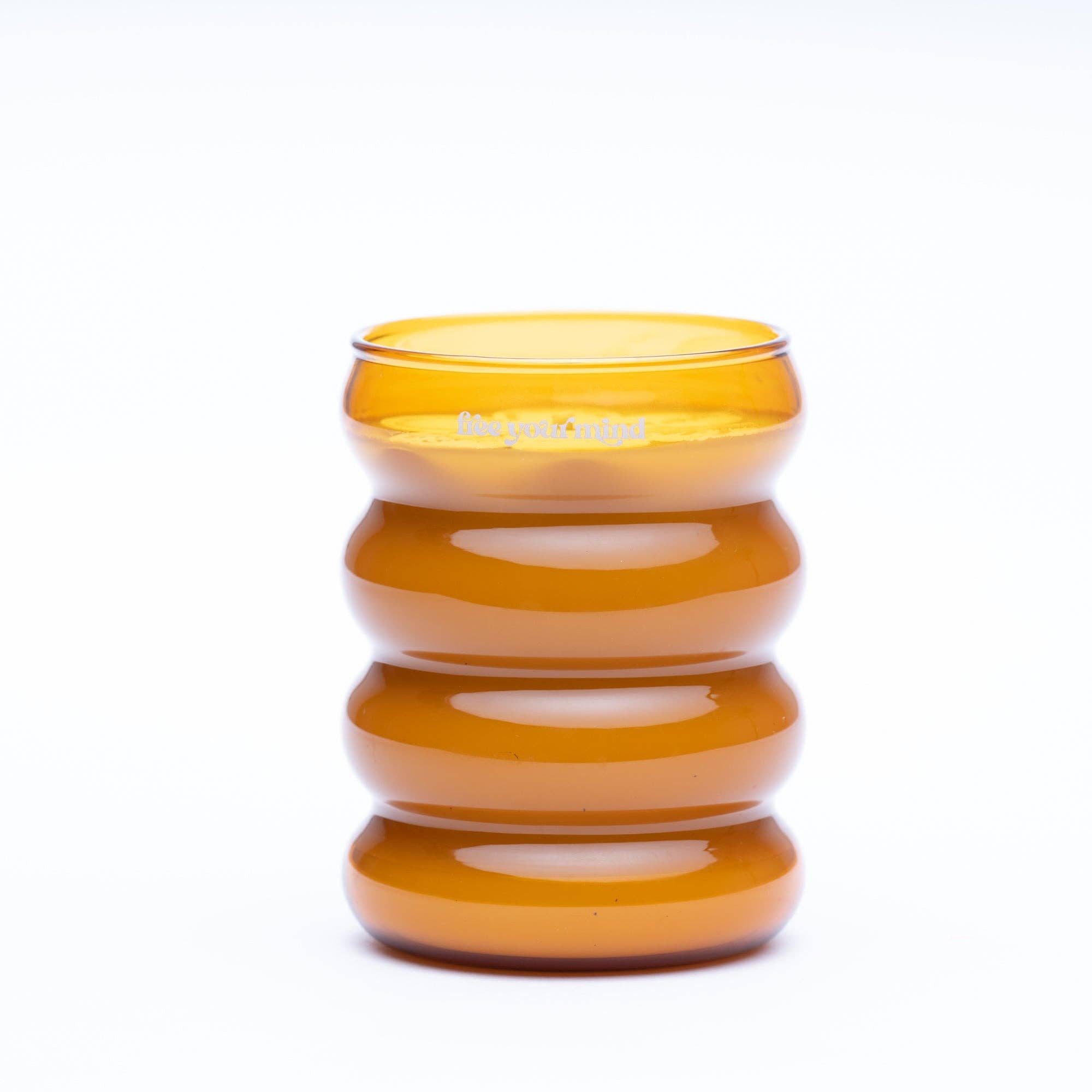 Ginger June Candle Co. - Free your mind • wiggle collection  • brown 9 oz soy candle