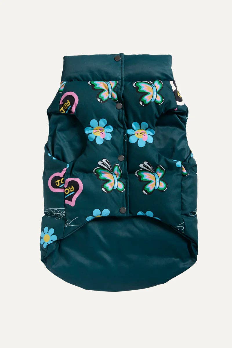 maxbone - Hattie Stewart x Marc Jacobs x maxbone Green Puffer Dog Vest: XXL
